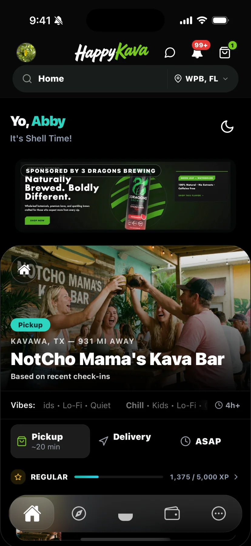 Home Primary sponsored placement in HappyKava